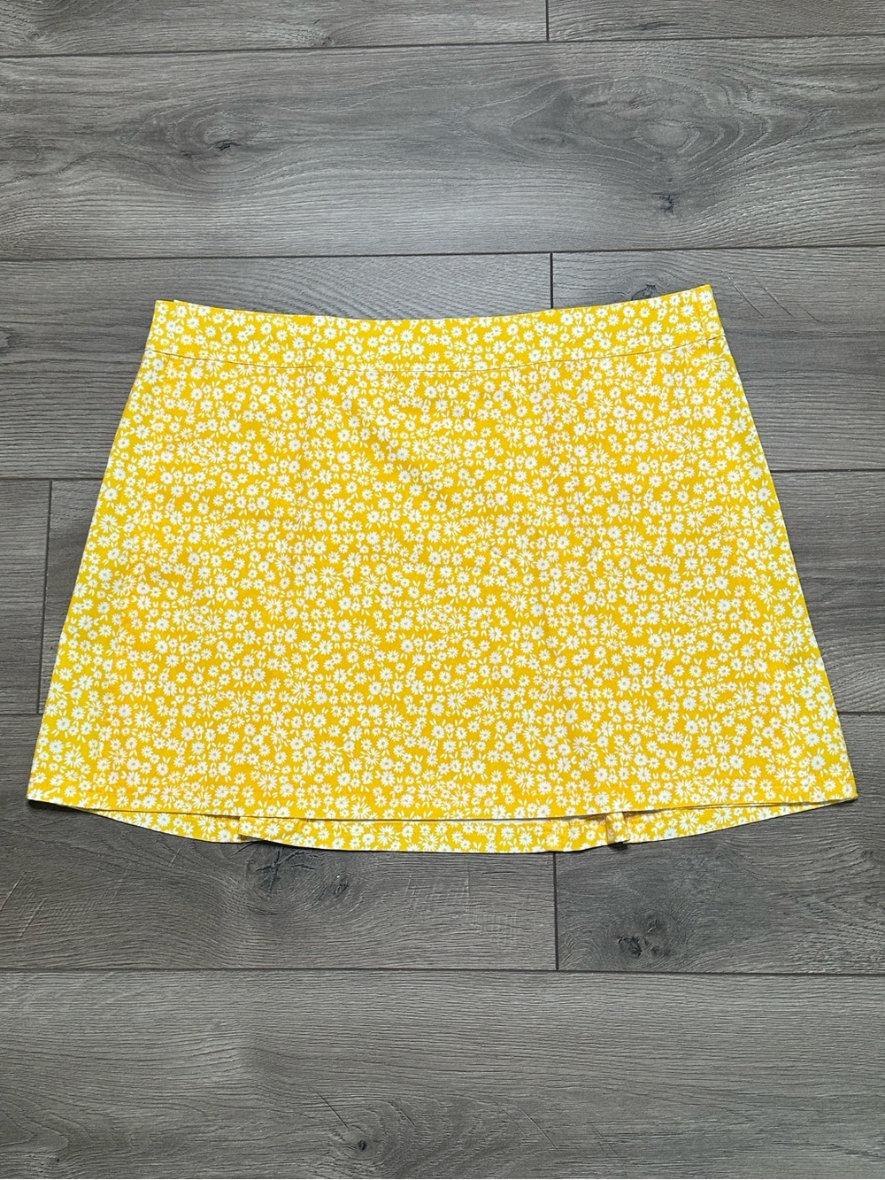 RipSkirt‎ Hawaii Wrap Swim Coverup Skirt Yellow Floral Length 1 Size XL